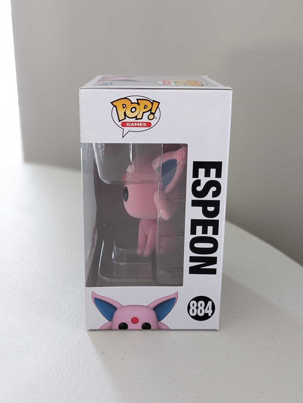 NEW Funko Espeon Flocked Amazon Exclusive Funko Pop 884 Pokemon Eevee evolution - Picture 6 of 14